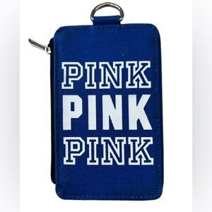 Victoria's Secret Pink
Blue Black White Lanyard
ID Case Badge Holder Wallet